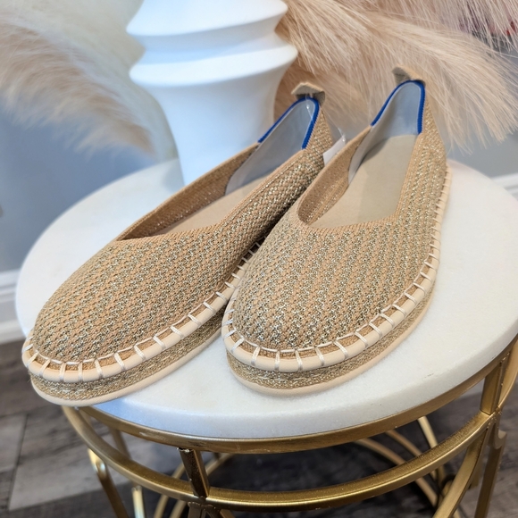 Rothy's Shoes - New Rothy's Tan Espadrille Slip Ons